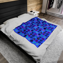 Load image into Gallery viewer, &quot;Celebrate Chanukah&quot; Velveteen Plush Blanket
