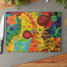 Load image into Gallery viewer, Bringing Heaven to Earth Glass Cutting Board
