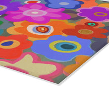 Load image into Gallery viewer, &quot;Mama&#39;s Bouquet&quot; Glass Cutting Board
