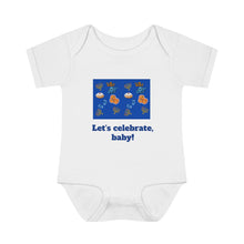 Load image into Gallery viewer, &quot;Baby&#39;s 1st Chanukah&quot; Infant Baby Rib Bodysuit
