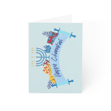 Load image into Gallery viewer, Happy Chanukah Greeting Cards (1, 10, 30, and 50pcs)
