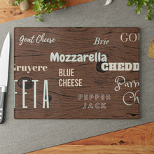 Load image into Gallery viewer, &quot;That&#39;s kinda Cheesy!&quot; Glass Cutting Board
