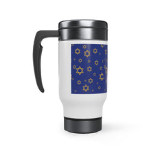 Load image into Gallery viewer, &quot;Oh My Stars&quot; Stainless Steel Travel Mug with Handle, 14oz
