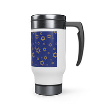 Load image into Gallery viewer, &quot;Oh My Stars&quot; Stainless Steel Travel Mug with Handle, 14oz
