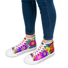Load image into Gallery viewer, &quot;Mama&#39;s Bouquet&quot; Women&#39;s High Top Sneakers
