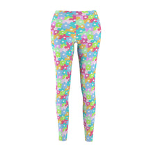Load image into Gallery viewer, &quot;Flower Power&quot; Women&#39;s Cut &amp; Sew Casual Leggings (AOP)
