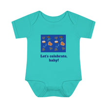 Load image into Gallery viewer, &quot;Baby&#39;s 1st Chanukah&quot; Infant Baby Rib Bodysuit
