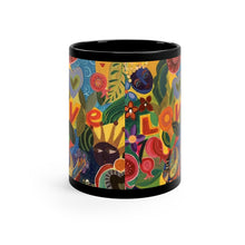 Load image into Gallery viewer, Love and Friendship 11oz Black Mug
