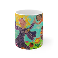 Load image into Gallery viewer, Fairy Garden Ceramic Mug 11oz

