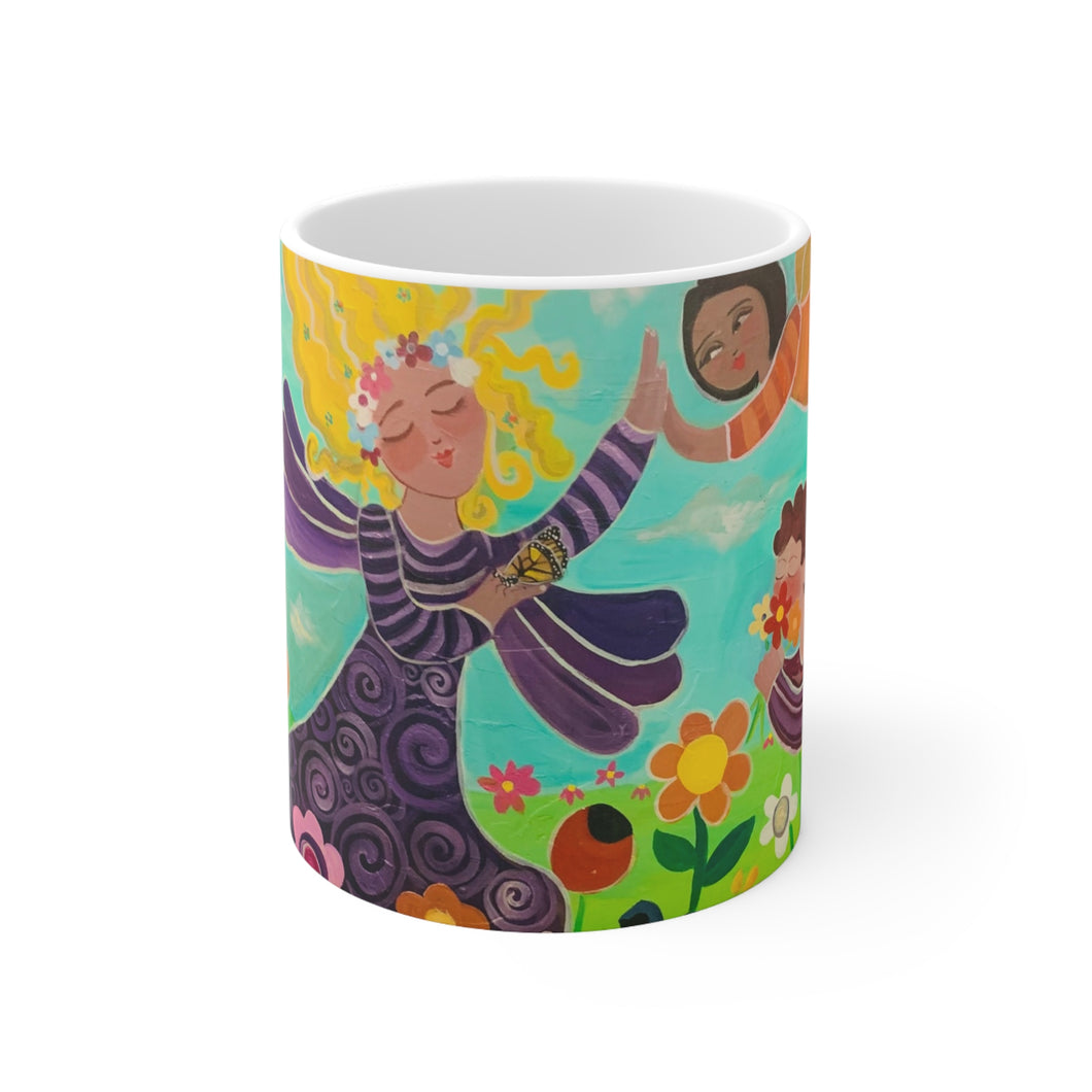 Fairy Garden Ceramic Mug 11oz