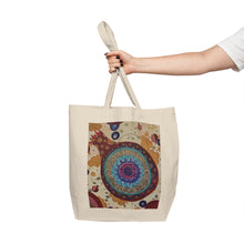 Load image into Gallery viewer, Dance of the Pomegranates Canvas Shopping Tote
