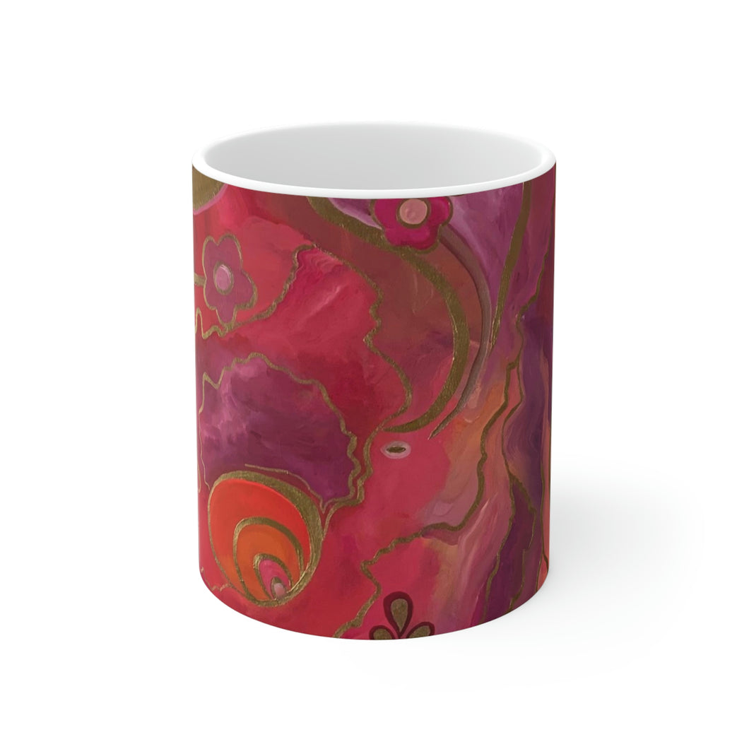 Pink Effervescence Ceramic Mugs (11oz\15oz\20oz)