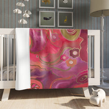 Load image into Gallery viewer, Pink Effervescence Throw Blanket
