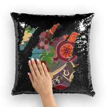 Load image into Gallery viewer, My Garden of Eden Sequin Cushion Cover
