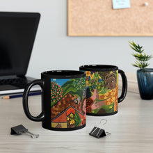Load image into Gallery viewer, Crowning a New Day 11oz Black Mug

